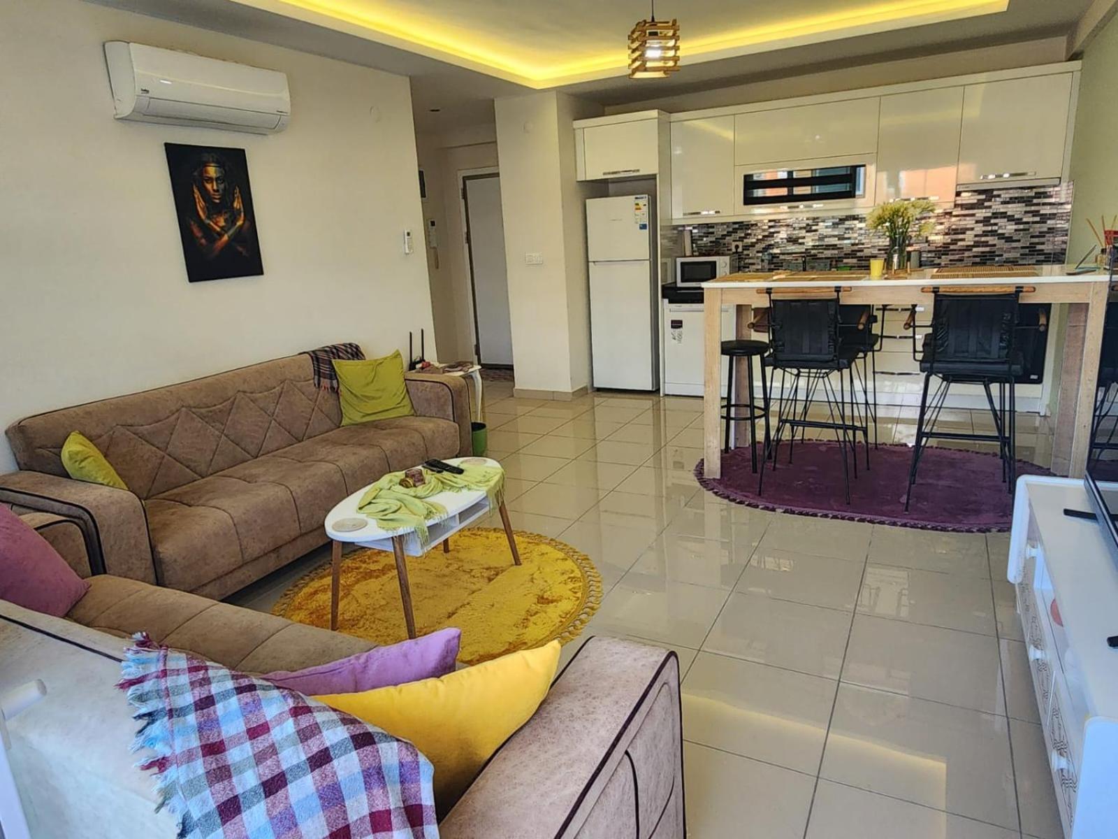 Ferienwohnung Cozy Sea View Next To The Beach, In The Mid Of The Market, Saturday Bazar, Restaurants & Bars Etc, Alanya Mahmutlar! Exterior foto